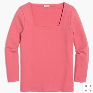 J Crew Factory Square-neck Tee in XXL